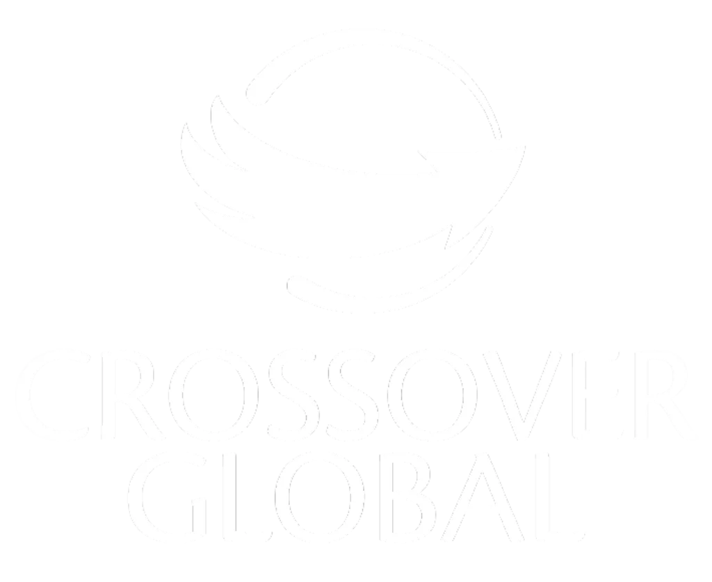 crossover logo white